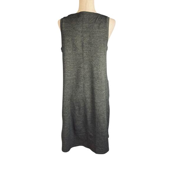 Wool& Sierra Casual Wool Blend Tank Dress Charcoal Heather Medium Long - Picture 9 of 10